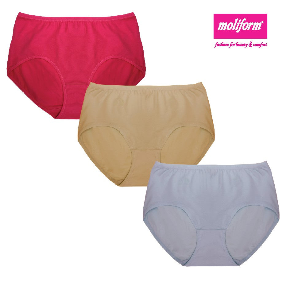 Moliform Spandex Cotton Maxi Panties Pack Of 3 - 8117