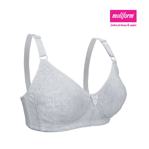 Moliform Full Cup Non-Wired Cotton Bra 455