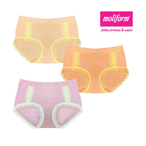 Moliform Stretchable Modal Fabric Panties Pack Of 3 - 8769