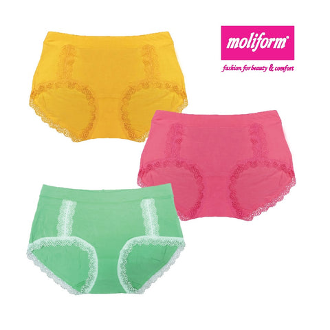 Moliform Stretchable Modal Fabric Panties Pack Of 3 - 8769