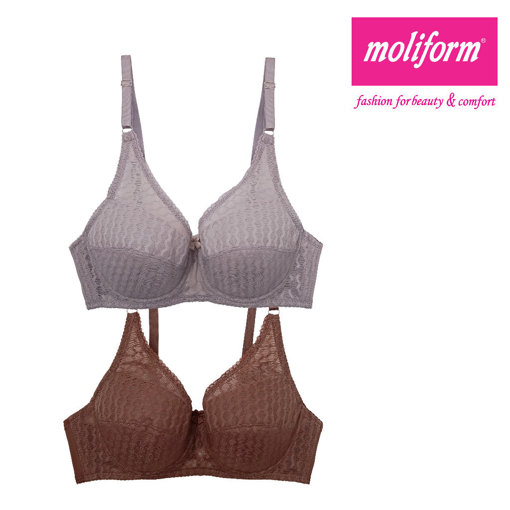 Moliform Under-Wired Thin Pad Full Cup Bra 7758